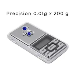 GENERICO - Gramera 001g x 200g balanza joyeria precision oro peso