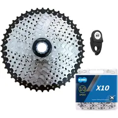 GW - Pacha cadenilla Kmc Bicicleta Cassette 10v 11-46 X10