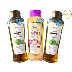 ANYELUZ - Kit 2 shampoo de romero + Shampoo de Cebolla