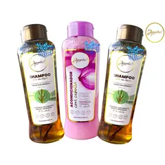 ANYELUZ - Shampoo de Romero + Acondicionador de Cebolla