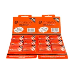 VITTORIA - Cuchilla dorco original barberos barbera peluqueria 60 usos