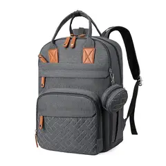 GENERICO - Pañalera Morral Bolsillo De Pañal Cambiador Estuche Chupo