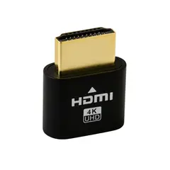 GENERICO - Adaptador Virtual Hdmi Dummy Fantasma Ddc Edid Plug Emulador