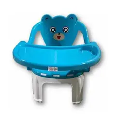 GENERICO - Silla comedor Plástica bebe - desmontable Azul