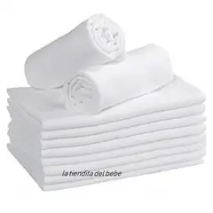BEBE - Pañales tela adulto (docena) 70 x 70 cm tradicional