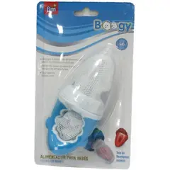 BOOGY - Dispensador alimentos bebe frutas verduras malla anti ahogo