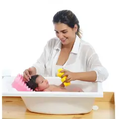 GENERICO - Espuma Bañera Bebe Antideslizante Ergonomica Confortable