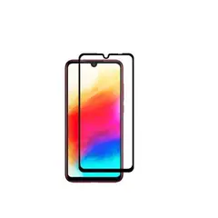 GENERICO - Vidrio Templado Compatible Xiaomi Redmi Note 7 Con Borde Negro 9h
