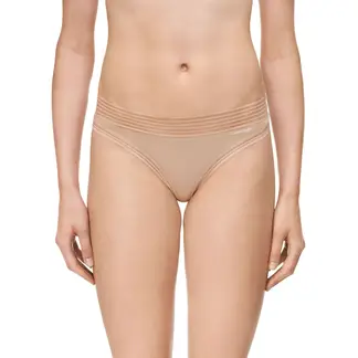 CALVIN KLEIN - Panties Modal Tanga Mujer Beige