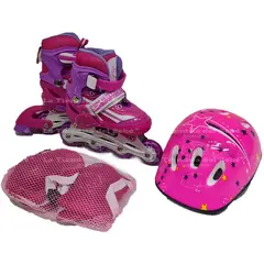 CHICAGO - Patines Kit Protección Niña Deporte 34-37 Graduables