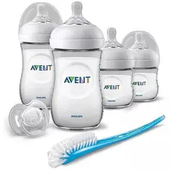 AVENT - Set teteros naturals anti-gases bebe combo teteros chu