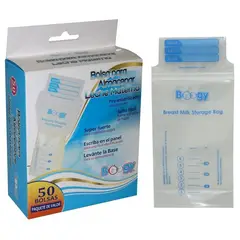 BOOGY - Bebe bolsa lactancia almacenamiento banco leche materna x 50