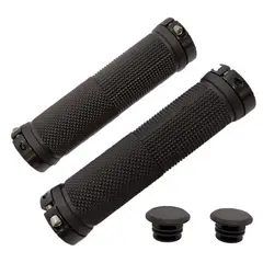 GW - Mangos grip puño manillar bicicleta con anillo bloqueo