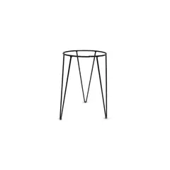 TUMATERA - Base de Metal Verona 20 x 30 cm Negro