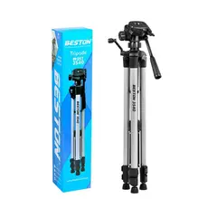 BESTON - TRÍPODE 3520 140CM + ESTUCHE + SOPORTE CELULAR
