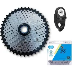 GW - Combo pacha cassette 9v 11-42 cadena kmc z9 9 velocidades