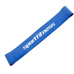 SPORTFITNESS - Banda poder elástica pierna azul tonifica gym