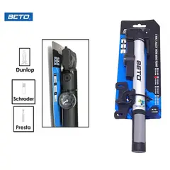 BETO - Inflador Bicicleta Piso Mini Bomba Aire Manómetro Combo