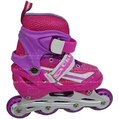 CHICAGO - Patines Kit Protección Infantiles Skates Luces 28-33