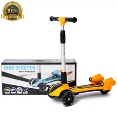 GENERICO - Monopatín Patineta Niña Niño Scooter 3 Llantas Bebe Humo Usb