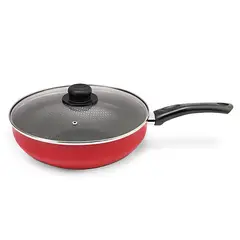 MUEBLES 2020 - Sarten Wok Red 28 Cm Con Tapa Rojo