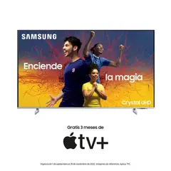 SAMSUNG - Televisor 65 pulgadas Crystal 4K Ultra HD Smart TV
