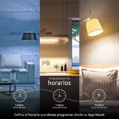 NEXXT SOLUTIONS - Kit 4x Bombillos Inteligentes Nexxt Nhb-w110 Luz Calidafria