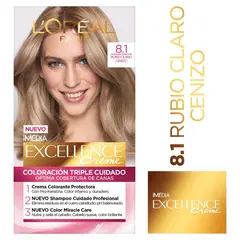 LOREAL PARIS - Tinte Capilar L'oréal Paris Excellence Creme 8.1 Rubio Claro