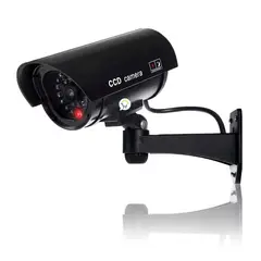 COMPRALOENCASA COM - Cámara seguridad dummy falsa simulación cámara real luz led cs02-ehm