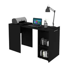 MUEBLES 2020 - Escritorio Multifuncional Cádiz Negro