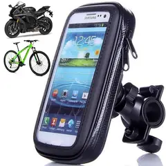GENERICO - Soporte Celular Moto Bicicleta Estuche Universal Impermeable