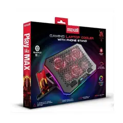 MAXELL - Base Refrigerante Gaming 6 Ventiladores Rgb