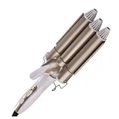 ONE PIXEL - Pinza Onduladora Rizadora Para Cabello 3 Tubos