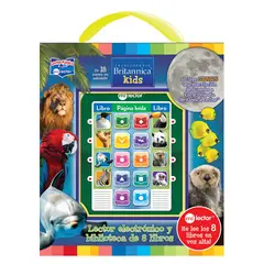JUGANDO Y EDUCANDO - Biblioteca 8 Mini Libros Con Lector Electrónico De Animales