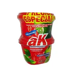 AZUL K - Crema Lavaloza AK Manzana x 2 unidades 500g