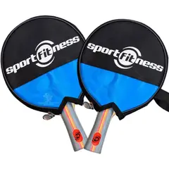 SPORTFITNESS - Raquetas ping pong sport fitness con estuche