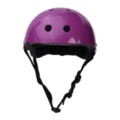 ZOOM SPORT - Casco Bicicleta Skate y Patinaje Morado T-M 54-58 cm