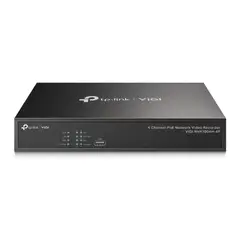 TP LINK - Grabador de Video para 4 Cámaras IP TP-LINK NVR POE 1xHDD 5MP