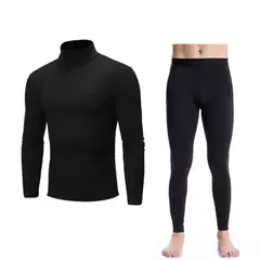 FRIOLENTA - Conjunto Térmico Buzo y Legging Interior en Fleece Polar - Negro