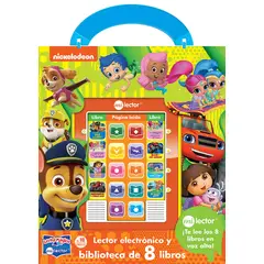 JUGANDO Y EDUCANDO - Biblioteca 8 Mini Libros Con Lector Electrónico Nick Junior