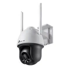 TP LINK - Cámara de Seguridad WiFi TP-LINK 4MP 4mm RJ45 Pan Tilt Exterior