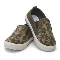 PUNKY KIDS - Zapatilla elástica para niño camuflado