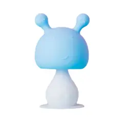 GENERICO - Rasca encías para bebes diseño Hongo - Azul