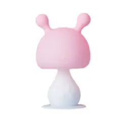 GENERICO - Rasca encías para bebes diseño Hongo - Rosado