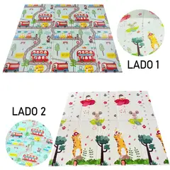 LANZURY IMPORTACIONES - Tapete Grande Plegable - Doble Faz Para Bebé 200x180 Cm