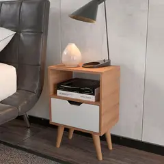 MUEBLES 2020 - Mesa de noche Essen Almendrablanco