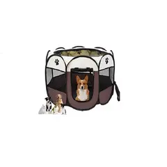 GENERICO - Corral Plegable Para Gato Y Perro Casa Jaula Tienda Portátil