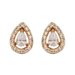 VERAMOREST - Aretes Topos Gotas Doradas_.