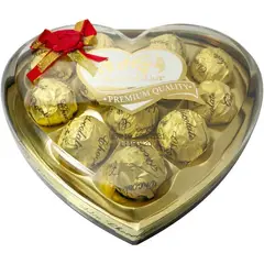 ADRO - Estuche regalo chocolates corazón x12 bombones