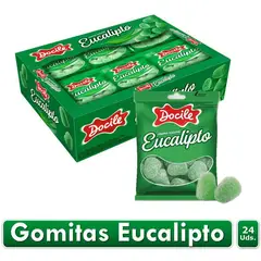 DOCILE - Dulce gomitas sabor eucalipto x 24 uds.